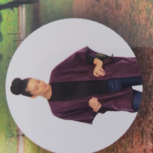 Ladies Reversible Poncho - Picture 5 of 5